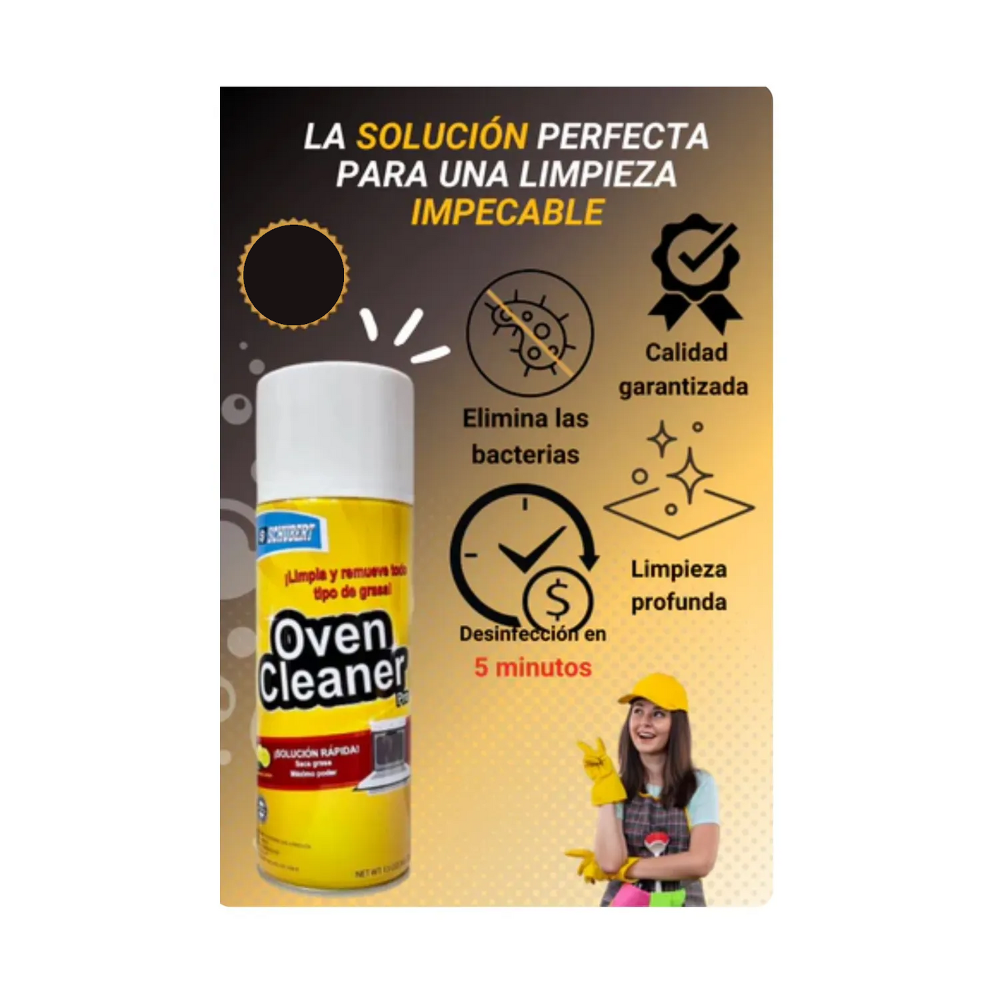 Trio de Limpieza (Solubril, Oven Cleaner, chano)
