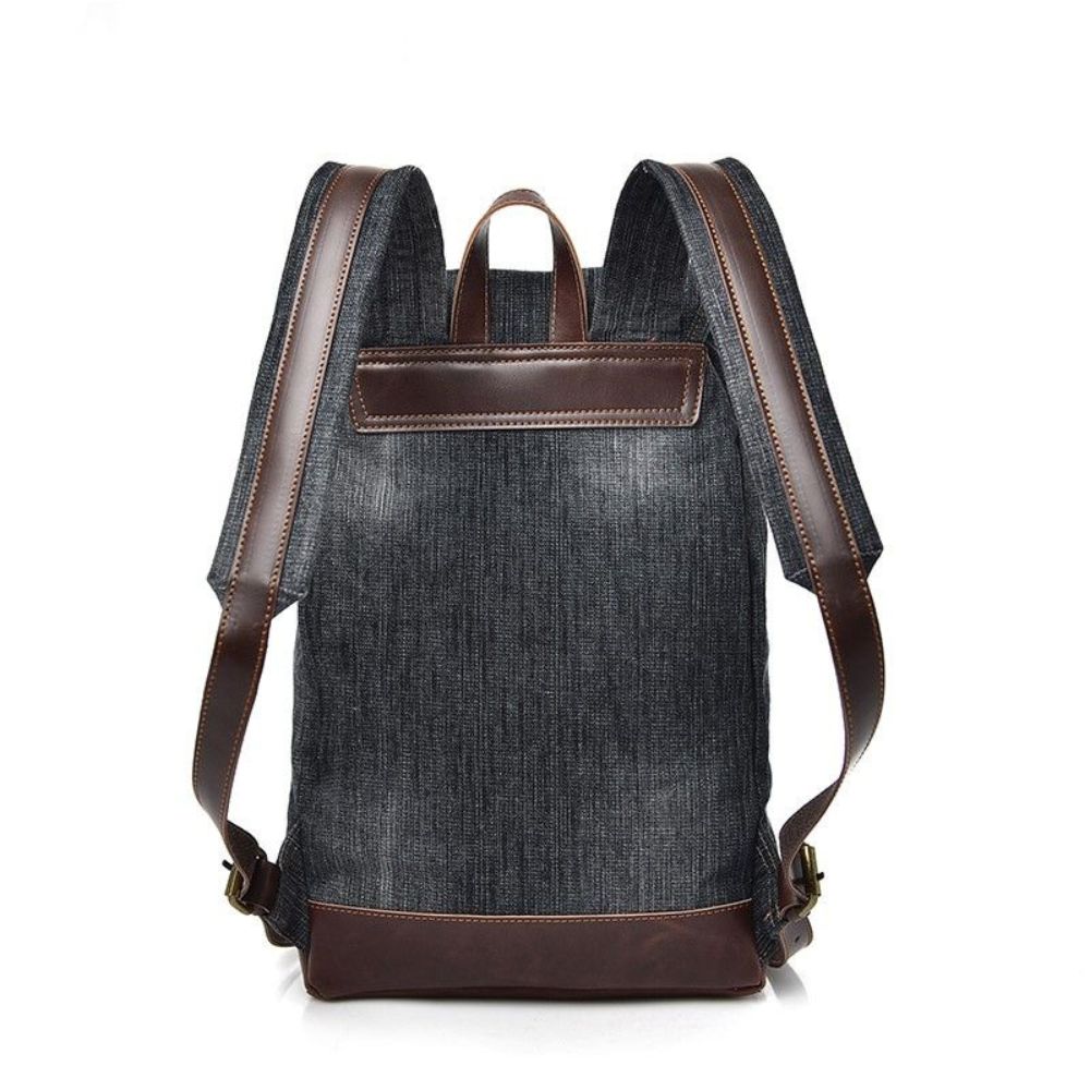 Mochila Denim Urbano Con Hebillas