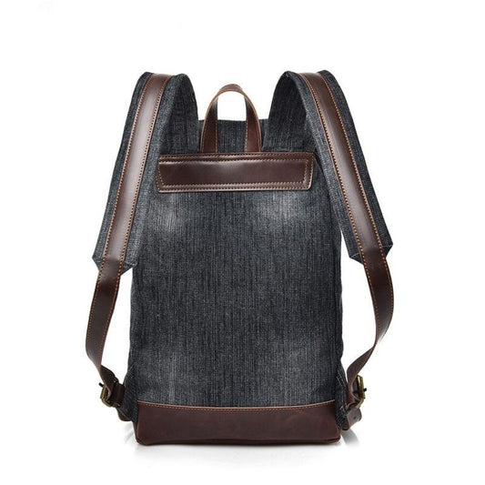 Mochila Denim Urbano Con Hebillas